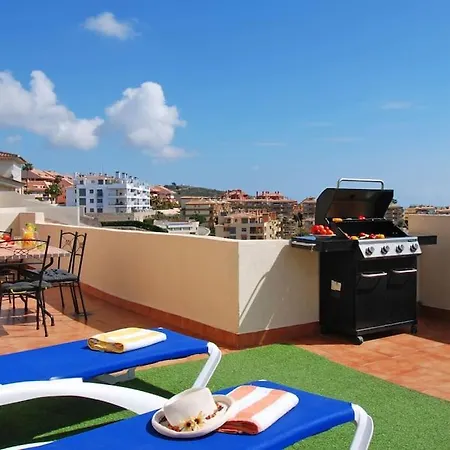 شقة Sea View Penthouse With Private Jacuzzi & Huge Terrace , Cala 4 Sitio de Calahonda